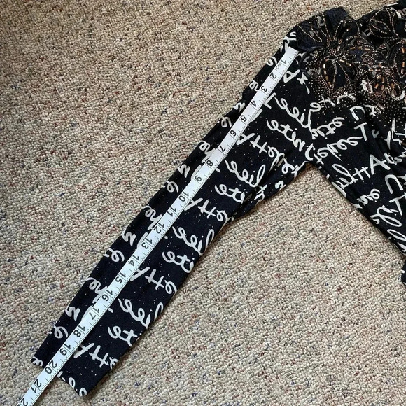 Carl Fancy Sexy Stretch Casual Blouse Top Women Size S/M - Picture 3 of 7